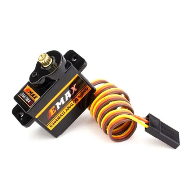 Venta al por mayor EMAX ES08MAII Metal analógico 12g impermeable con engranajes para RC coche helicóptero barco avión accesorios piezas
